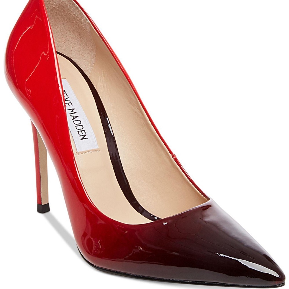Steve Madden Zoey Stilleto Pumps in Red Ombré